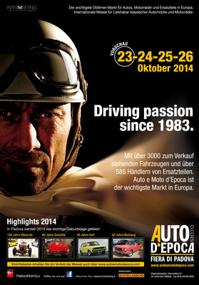 Bild: Plakat Auto e Moto d'Epoca Padova 2014