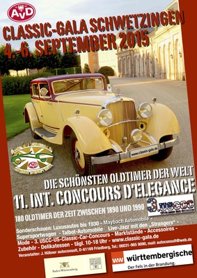 Poster AvD Classic Gala Schwetzingen 2015