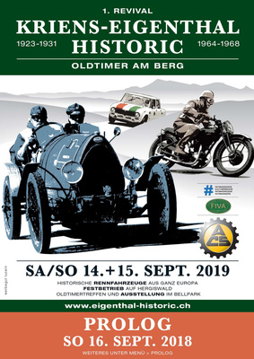 Bild: Plakat Eigenthal Historic Prolog 2018