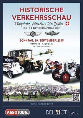 Image: Poster historical traffic show Altenrhein Airport 2015