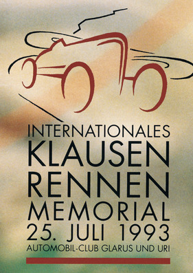 Poster Klausen Race Memorial 1993