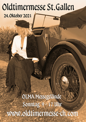 Plakat Oldtimermesse St. Gallen 2021