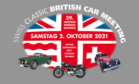 Plakat Swiss British Classic Car Meeting Morges 2021 Plakat Swiss British Classic Car Meeting Morges 2021