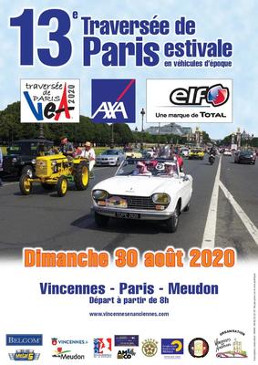 Image: Poster of the 13th Traversée de Paris 2020