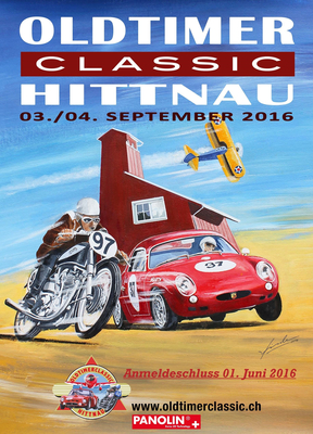 Bild: Plakat der Oldtimerclassic Hittnau 2016