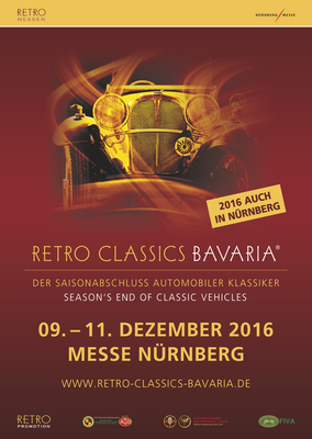 Plakat der Retro Classics Bavaria 2016