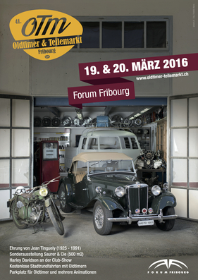 Image for article 41st Oldtimer & Parts Market Fribourg on March 19 and 20, 2016