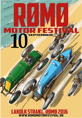 Bild: Plakat für das Römö Motorfestival 2016