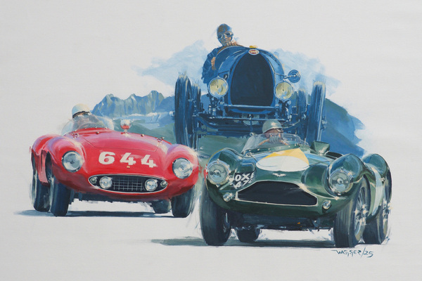 Image: Poster motif of the 33rd Ennstal-Classic 2025 by Klaus Wagger