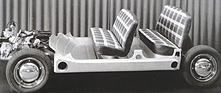 Plattform-Chassis des Panhard Z1 aus dem Jahr 1953