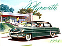 Bild: Plymouth Belvedere (1953) - das Modell 1954 - auf der Titelseite eines Verkaufsprospekts