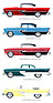 Plymouth Belvedere (1956) - die Bauvarianten des Modelljahres 1956 im Verkaufsprospekt