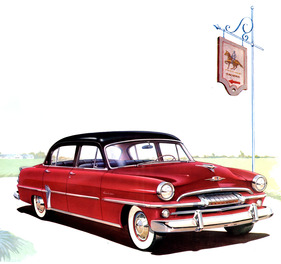 Plymouth Belvedere Saloon (1953) - auch viertürig gab es den Belvedere Plymouth Belvedere Saloon (1953) - auch viertürig gab es den Belvedere