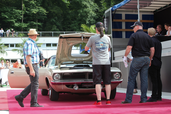 Plymouth Cuda 440 Six-Pack (1970) - als Lot 57 an der Versteigerung der Oldtimer Galerie auf dem Dolder am 16. Juni 2018