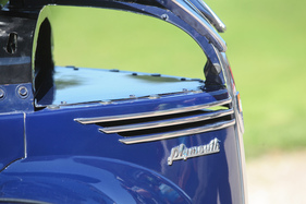 Plymouth P10 Deluxe (1940) - Detail am Bug - Classic-Gala Schwetzingen 2021