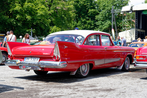 Plymouth Plaza Club Sedan (1958) – "Christine" ist inzwischen für '58er Plymouths, was "Herbie" für den VW Käfer ist... – Oldtimer Open Air 2024