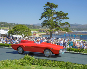 Plymouth XNR Ghia Roadster (1960) - 3. Rang in der Klasse V-1 beim Pebble Beach Concours d'Elegance 2024