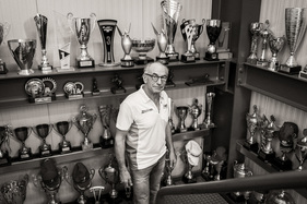 Bild Podcast "Alte Schule" Folge 18 mit Peter Mücke - Peter Mücke und seine gewonnenen Trophäen - Die investierte Zeit und Arbeit zahlen sich aus