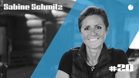 Bild Podcast "Alte Schule" Folge 20 mit Sabine Schmitz - Episodenbanner