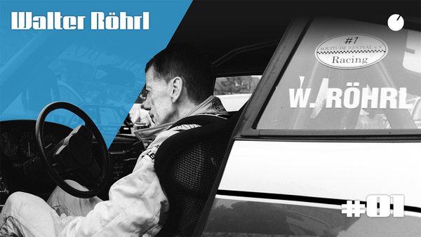 Image: Podcast "Alte Schule": Starting signal for episode 1 with Walter Röhrl