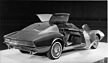 Pontiac Banshee (1966) - vierplätziges Konzeptfahrzeug als Konkurrent für den Ford Mustang gedacht, wie der erste Banshee mit innovativen Lösungsansätzen wie den Schmetterlings-Dachpartien für einen leichteren Einstieg (© Archiv Automobil Revue) Pontiac Banshee (1966) - vierplätziges Konzeptfahrzeug als Konkurrent für den Ford Mustang gedacht, wie der erste Banshee mit innovativen Lösungsansätzen wie den Schmetterlings-Dachpartien für einen leichteren Einstieg (© Archiv Automobil Revue)