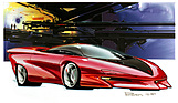 Pontiac Banshee (1987) - Konzeptfahrzeug auf Papier