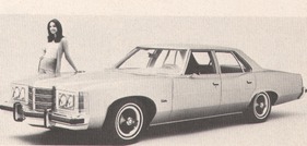 Pontiac Catalina - Catalina Safari - Bonneville - Grand Ville Brougham - Grand Safari 6,6-Liter-V8-Motor - 170/185 HP (netto) 1 Doppelvergaser (1975)