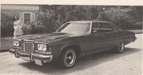 Pontiac Catalina - Catalina Safari - Bonneville - Grand Ville - Grand Safari 6,6-Liter-V8-Motor - 175 HP (netto) 1 Doppelvergaser (1974)