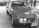 Pontiac Firebird (1967) - mit derselben Rohkarosserie wie der Chevolet Camaro, Front und Heck sind modifiziert - Genfer Autosalon 1967