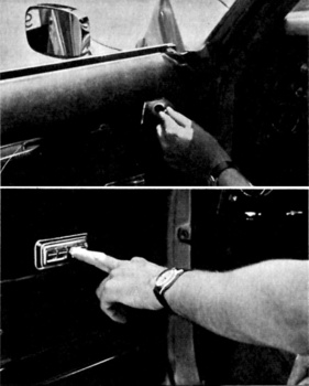 Pontiac Firebird (1968) - elektrische Fensterheber und von innen verstellbarer Aussenspiegel wie beim Mercedes 600