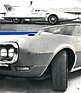 Pontiac Firebird (1968) - zusammen mit dem GM Firebird I Konzeptfahrzeug aus der Mitte der Fünfzigerjahre