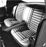 Bild: Pontiac Firebird (1970) - einzeln ausgeformte Rücksitze