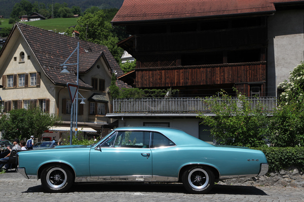 Pontiac GTO (1968) - elegantes Coupé mit beindruckender Länge - Oldtimer in Obwalden (O-iO) 2019