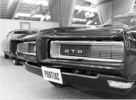 Pontiac GTO (1968) - mit neuer Karosserie und verkürztem Radstand - Genfer Autosalon 1968