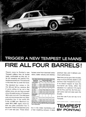 Pontiac Tempest (1962) - Werbung in den USA im Jahr 1962 (engl.) (1962)