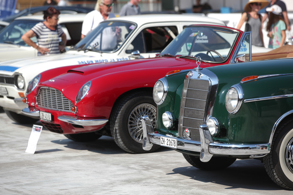 Ponton-Mercedes und Aston Martin DB6 Volante - Dolder Classics September 2016