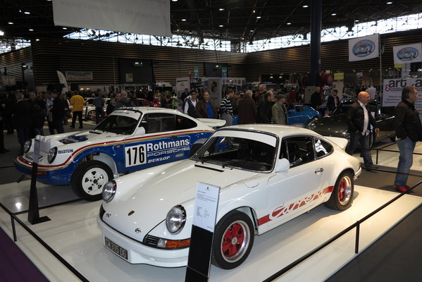 Bild Porsche 11 Carrera 2.7 RS in der Ausstellung "50 Jahre 911-Ausstellung" - an der Messe Epoqu’Auto in Lyon im November 2013