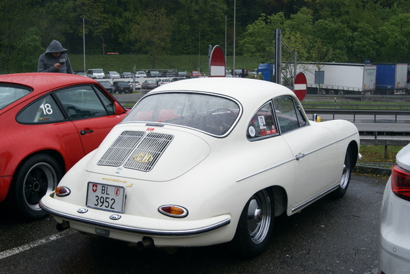 Porsche 1600 Super (356 B) (1963) – Oldtimer-Treff Shopping-Raststätte Würenlos 2024