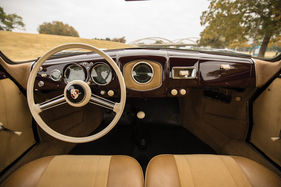 Porsche 356 1500 (1953) - unverkleidetes Blech an der Armaturentrafel