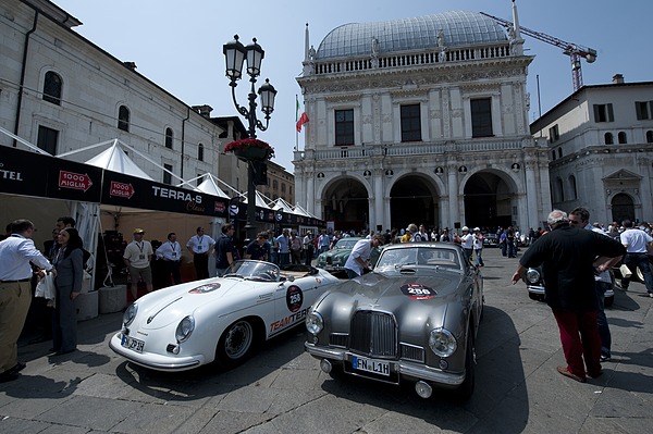 Porsche 356 1500 Speedster 1955 an der Mille Miglia 2011