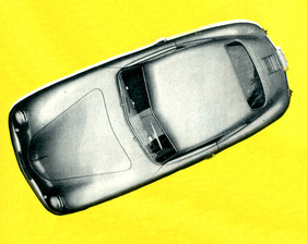 Porsche 356 (1953) - die strömungsgünstige Form zeigt sich auch von oben
