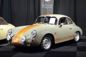 Porsche 356 (1960) - mit Rennstreifen - InterClassics Maastricht 2019