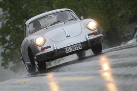 Porsche 356 (1963) - auf nasser Strasse nach Seelisberg - O-iO 2016