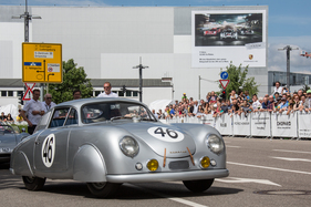Porsche 356/4 SL (1951) - anlässlich der Sonderveranstaltung "Le Mans @ Zuffenhausen" im Porsche-Museum am 13./14. Juni 2015