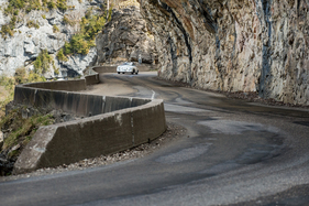Porsche 356 A 1500 GT Carrera (1954) an der Tour Auto Optic 2ooo auf Etappe 4 am 11. April 2014 (Startnummer 163)