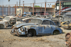 Porsche 356 A 1600 S Coupé by Reutter (1959) - als Lot 250 an der RM/Sotheby’s "The Junkyard - The Rudi Klein Collection" Versteigerung 2024