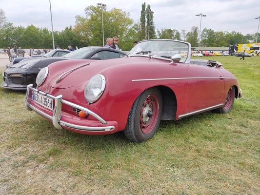 Porsche 356 A 1600 Speedster (1955) im unrestaurierten Originalzustand – Porsche-Treffen Dinslaken 2022