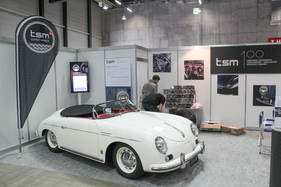 Porsche 356 A 1600 Speedster (1957) gesehen bei TSM Versicherung – Swiss Classic World Luzern 2022
