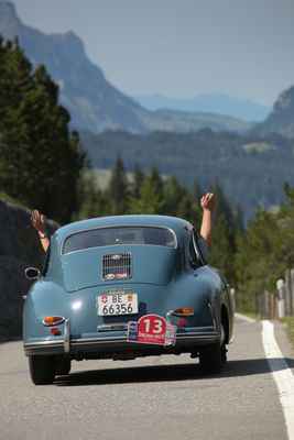 Porsche 356 A 1600 Super (1957) - an der OCC Jungfrau Rallye 2017