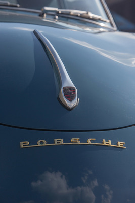 Porsche 356 A 1600 Super (1957) - deutlich beschriftet